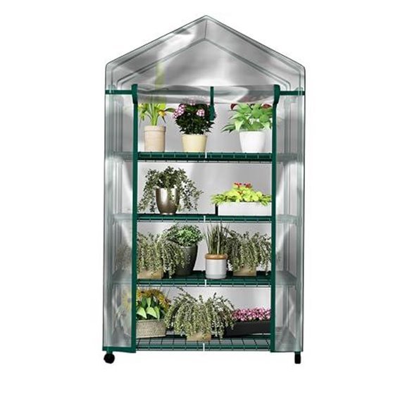 10 Best Small Greenhouses for 2026 (Grow Year-Round) 2 pure garden greenhouse with wheels
