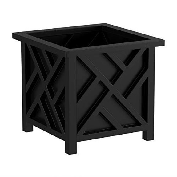 pure garden lattice planter box