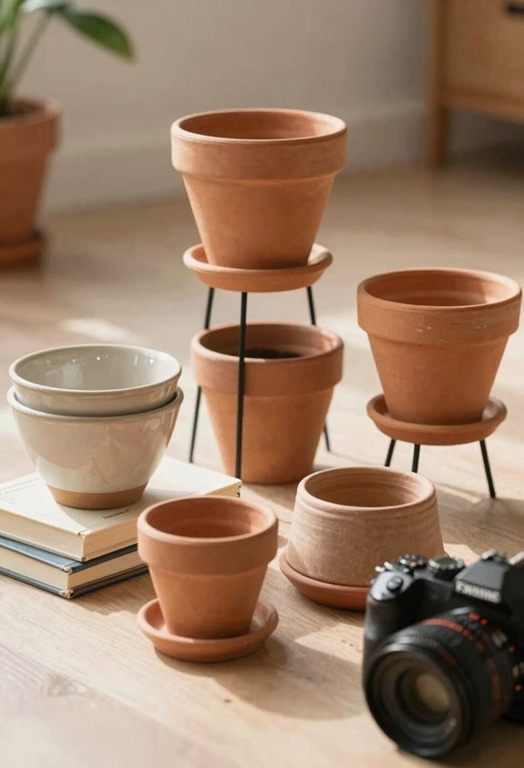 5 Simple Ways to Raise Plant Pots Off the Ground 2 quick zero cost pot risers risers