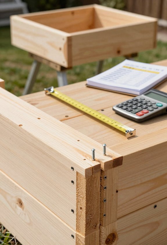 10 Steps to Build Raised Bed Planters DIY 3 raised bed lumber and costs totaled