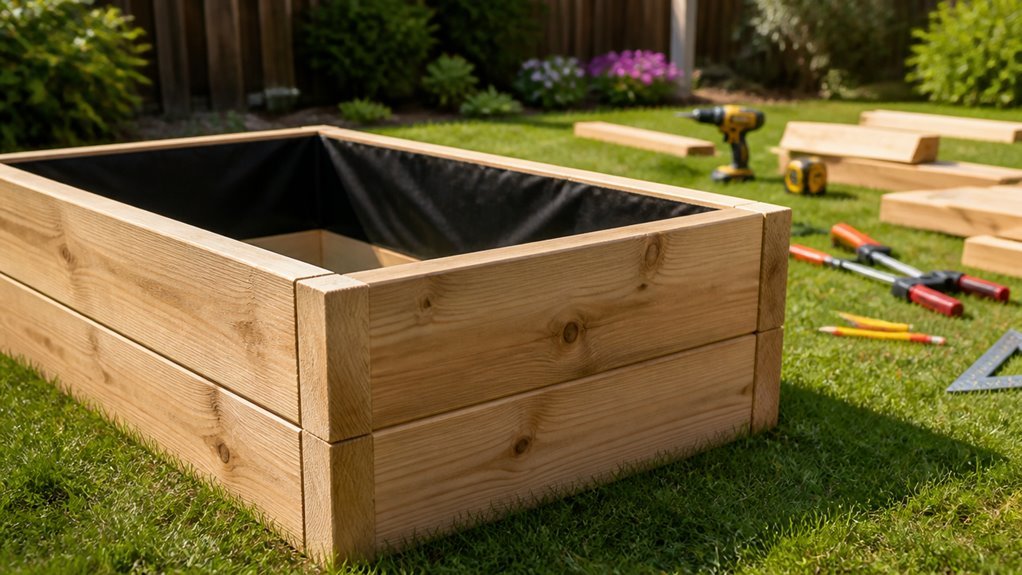 raised planter box construction guide