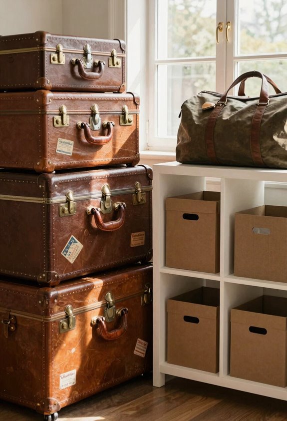 5 Alternatives to Moving Boxes That Actually Work 3 repurpose luggage for moving