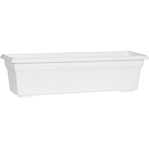 7 Best Window Boxes for 2026 (Curbside Wow Factor) 6 root vessel planter 24 inch white