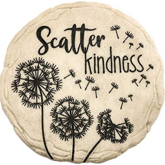 15 Best Garden Stepping Stones for 2026 3 scatter kindness garden stepping stone