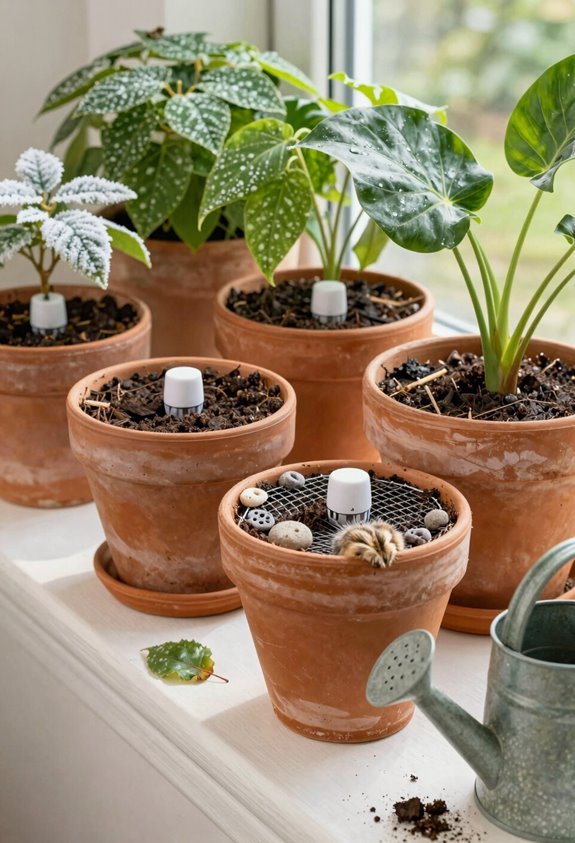 5 Ways to Stop Animals Digging in Plant Pots 5 seasonal layered deterrents refreshed