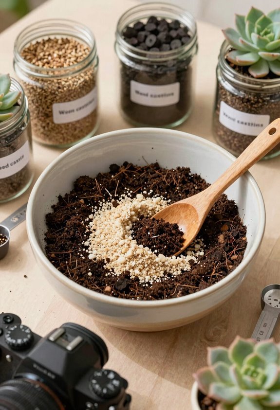 seed start succulent shrub potting ratios