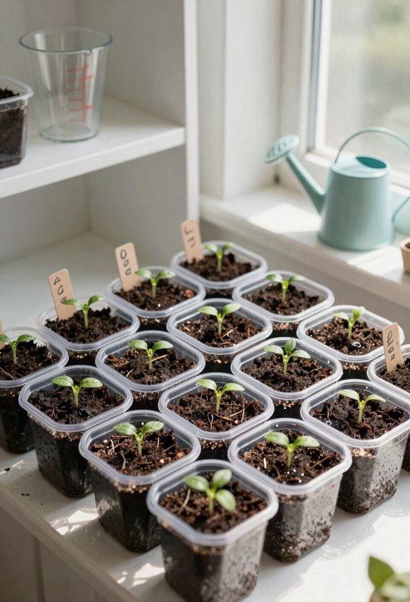 How to Grow Flowers From Seeds in Pots Step by Step 2 seed starting containers and labeling choices