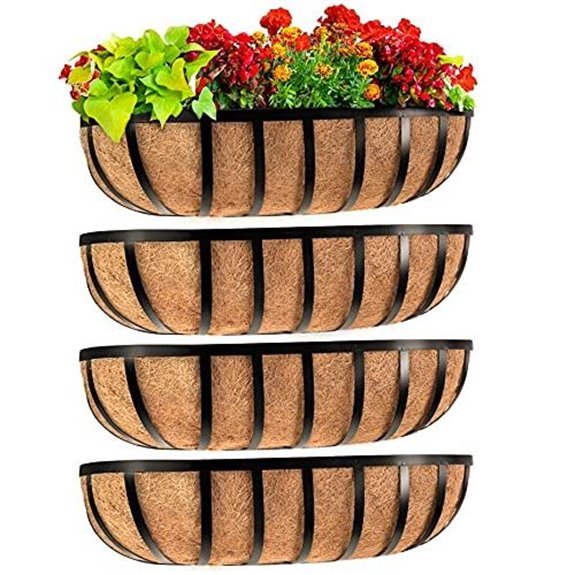 11 Best Railing Planters for 2026 (Small Space Gardening) 9 sekcen railing planter four pack