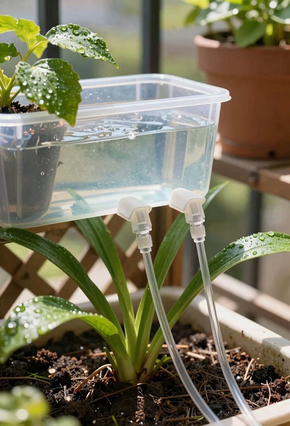 7 Reliable Methods to Water Window Boxes When Away 5 self w watering reservoirs extend weeks