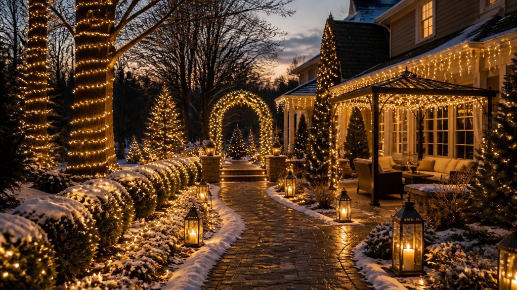 seven outdoor christmas lighting ideas