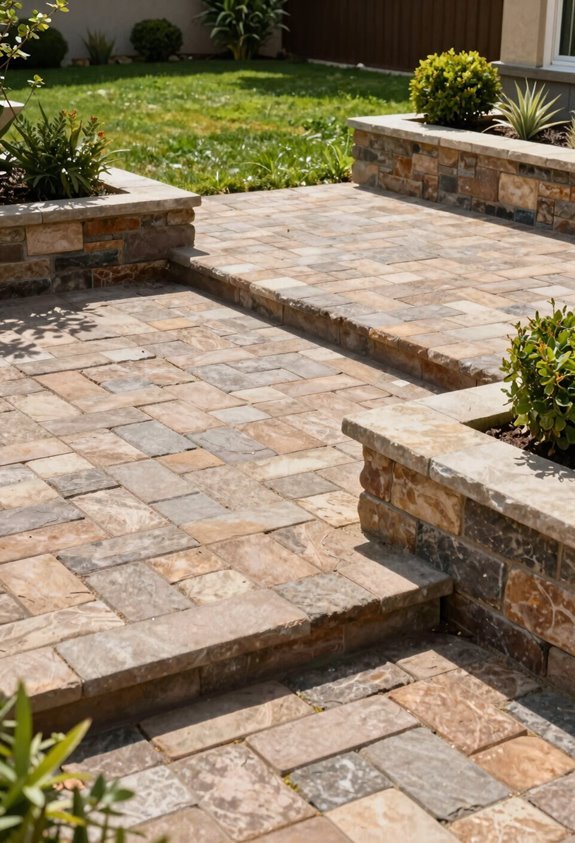 3 Patio Ideas With Pavers That Transform Your Backyard 1 single level vs multi level paver patios