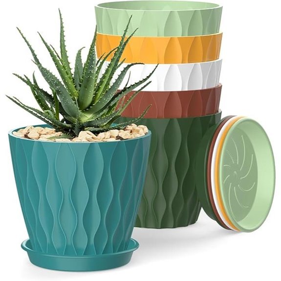 six pack 4 inch pots