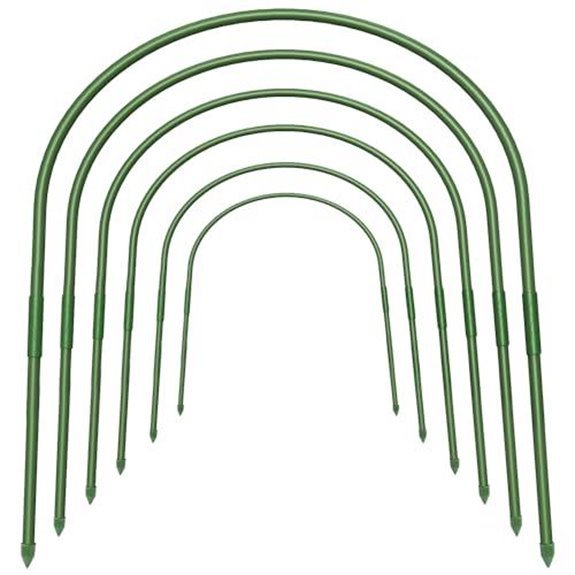 10 Best Plastic for Cold Frames in 2026 6 six piece greenhouse hoops with plant supports