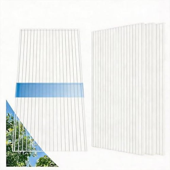 10 Best Plastic for Cold Frames in 2026 7 six polycarbonate greenhouse panels for diy projects