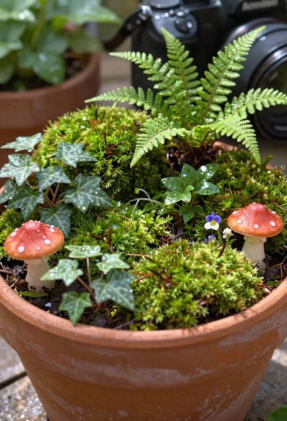 5 Creative Fairy Garden Container Ideas for Magical Miniature Worlds 5 small scale plants for healthy fairy gardens