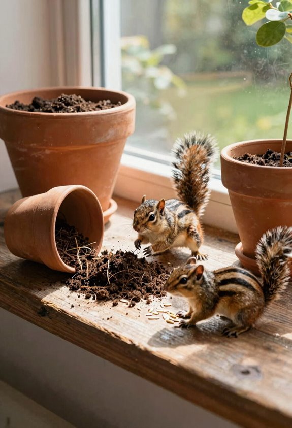 5 Ways to Stop Animals Digging in Plant Pots 4 soft soil nocturnal burials