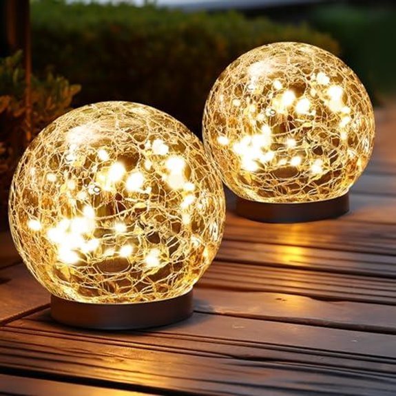 solar globe lights with waterproof balls
