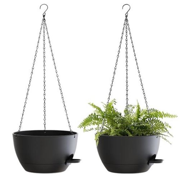 15 Best Hanging Baskets for Full Sun in 2026 11 sqkh 12 inch self watering hanging planters