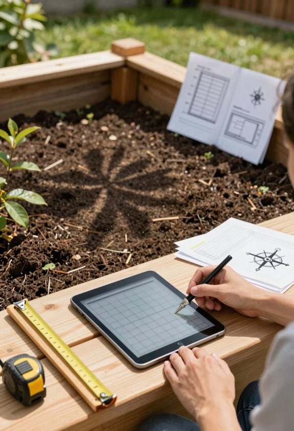 10 Steps to Build Raised Bed Planters DIY 2 sunlit south facing evenly spaced beds