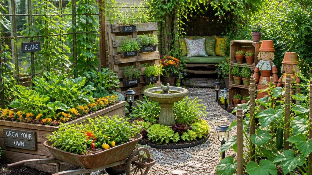 ten veg garden decor