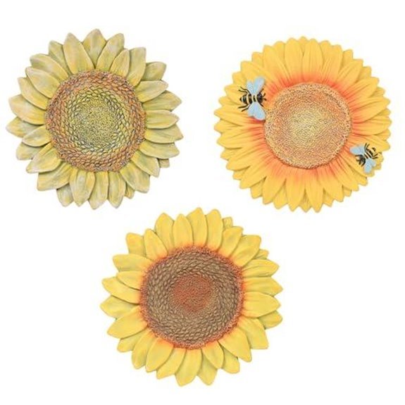 15 Best Garden Stepping Stones for 2026 4 three pack sunflower cement stepping stone 10