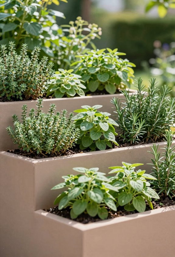 10 Planter Wall Block Ideas to Transform Your Garden 1 tiered planter wall herb garden