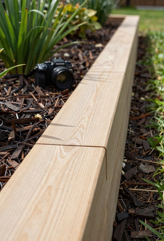 10 Cheapest Garden Edging Ideas That Actually Look Good 5 timber edging for straight borders