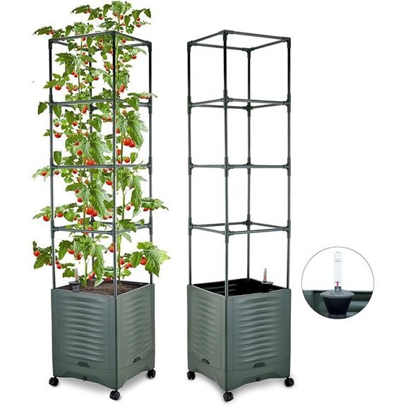 5 Best Tomato Planters for 2026 (Grow Like a Pro) 4 tomato planter with trellis
