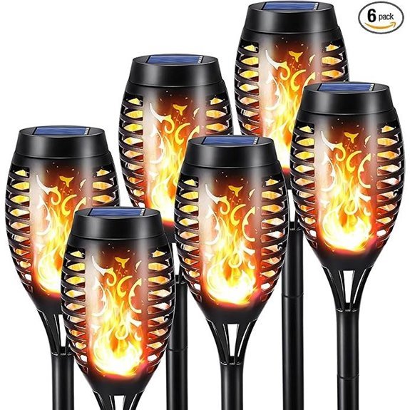 10 Best Flickering Flame Solar Lights for 2026 4 toodour solar torch lights 6 pack
