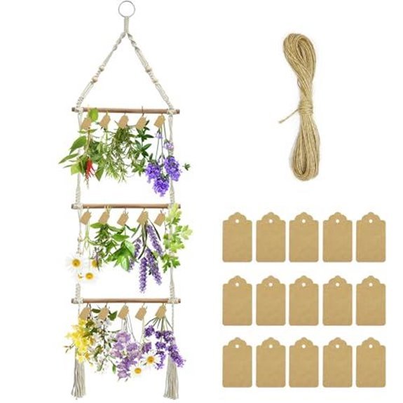 10 Best Hanging Herbs for 2026 (Grow Up, Not Out) 8 two tier herb drying rack