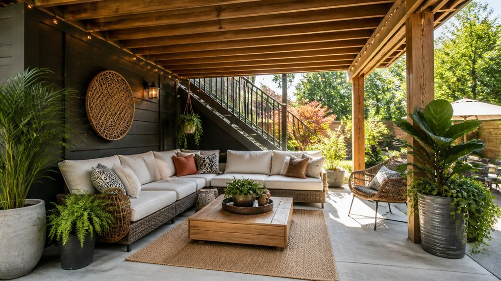 under deck patio space optimization