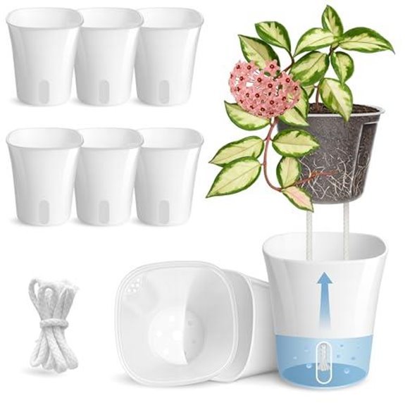 10 Best Self Watering Pots for 2026 (Plant Parenting Made Easy) 5 vandorelle 8 pack self watering pots