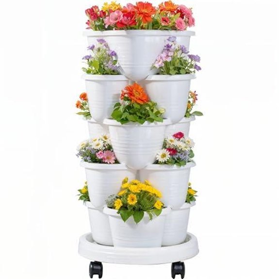 7 Best Herb Garden Containers for 2026 (Grow Like a Pro) 6 vecelo 5 tier self watering planter