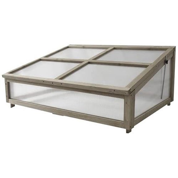 vegtrug classic cold frame woodland gray 1m