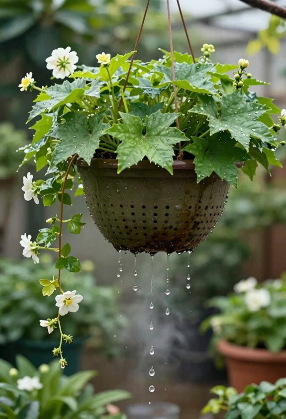 How Often Should You Water Hanging Baskets 3 water until steady drainage flow