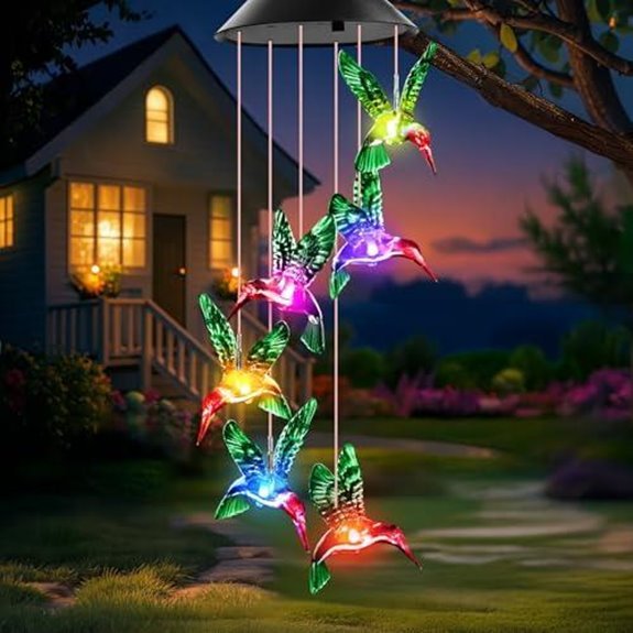 7 Best Solar Lighting Wind Chimes for 2026 1 winzwon solar wind chimes