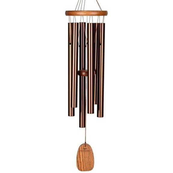 5 Best Wind Chimes for Outdoors in 2026 1 woodstock graceful bronze wind chime