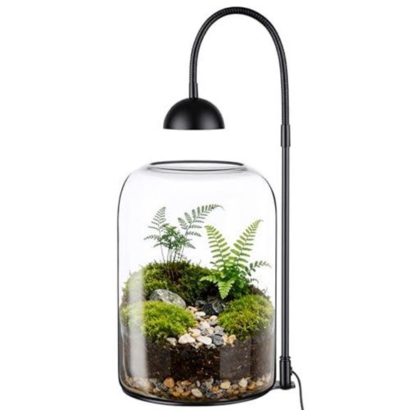 15 Best Terrarium Kits for 2026 (Bring Nature Indoors) 10 xyingshine glass terrarium with led grow light
