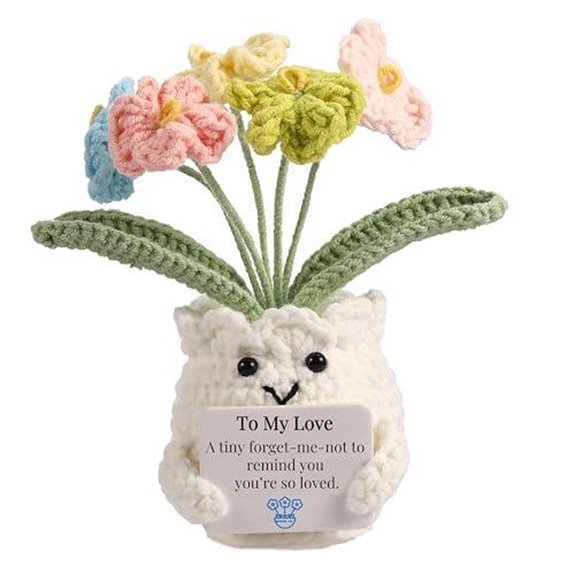 10 Best Plants to Gift Your Boyfriend in 2026 3 yoojee crochet flower gift